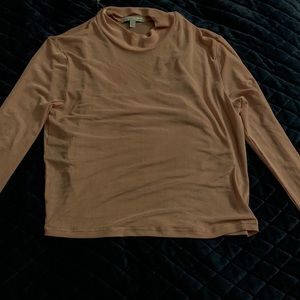 See through long sleeve with tank top